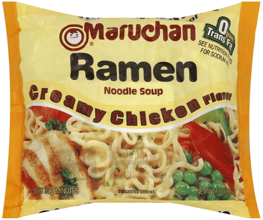 Maruchan Ramen Noodles Soup, Creamy Chicken, 3 oz