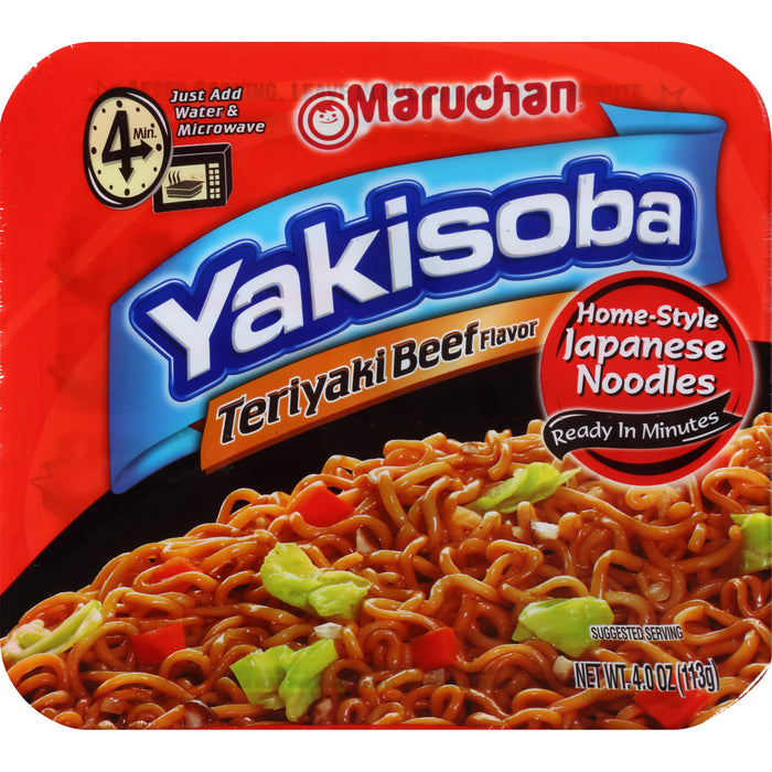 Maruchan Yakisoba Noodles, Teriyaki Beef Flavor , 4 oz