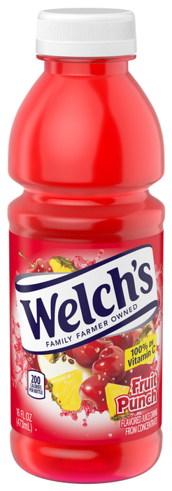 Welch's Fruit Punch Juice Drink , 16 oz