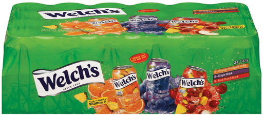 Welch's 100% Juice Variety Cans, 24 x 11.5 oz