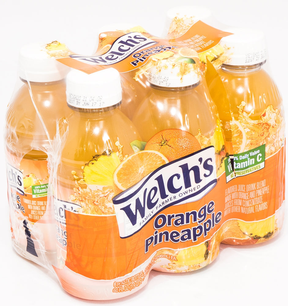 Welch's Orange Pineapple Juice Variety Pack, 6 x 10 oz