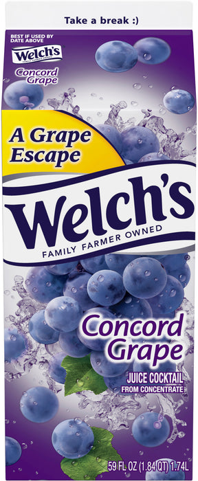 Welch's Concord Grape Fruit Juice Cocktail , 59 oz