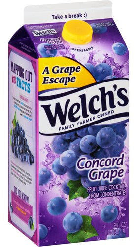 Welch's Concord Grape Fruit Juice Cocktail , 59 oz