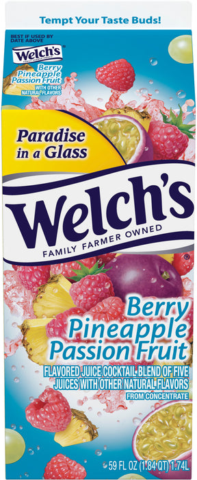 Welch's Berry Pineapple Passion Fruit Fruit Juice Cocktail , 59 oz