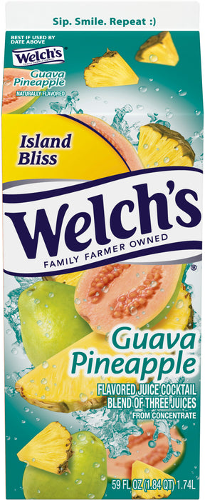 Wekch's Guava Pineapple Fruit Juice Cocktail , 59 oz