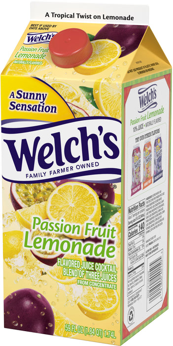 Welch's Passion Fruit Lemonade Flavored Fruit Juice , 59 oz