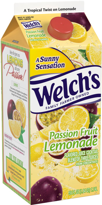 Welch's Passion Fruit Lemonade Flavored Fruit Juice , 59 oz