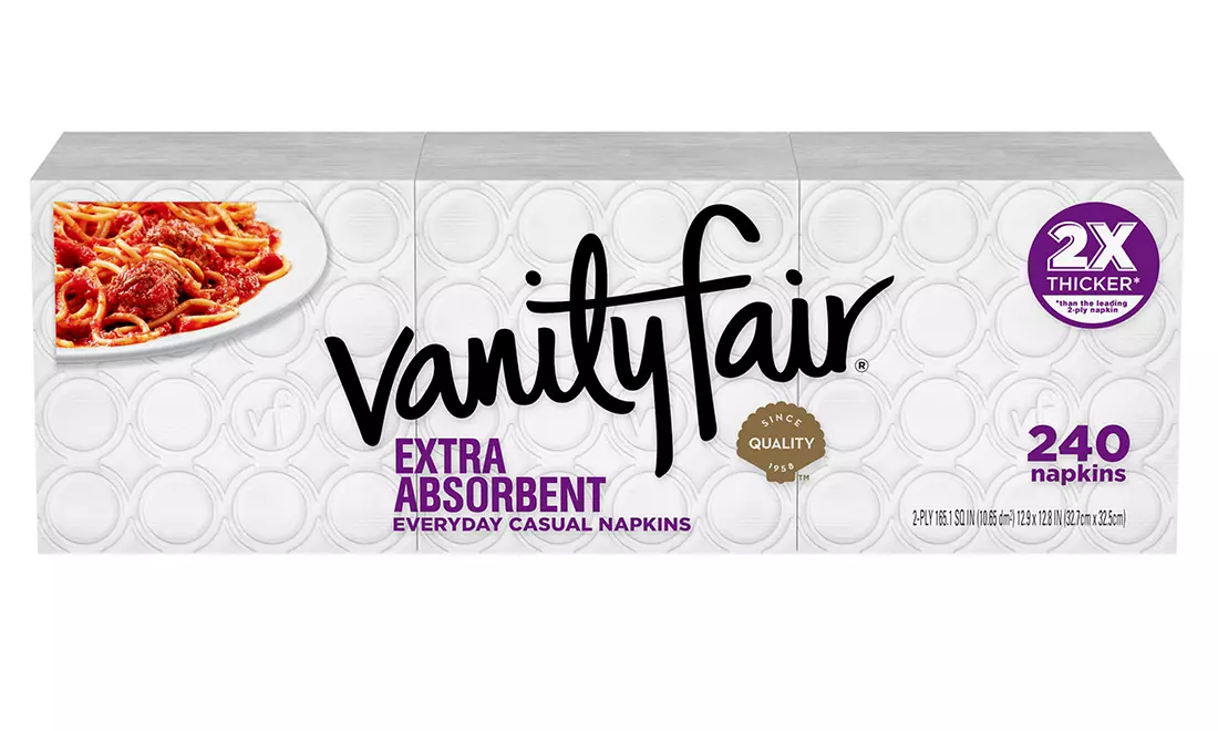 Vanity Fair Extra Absorbent Premium Napkins, 240 ct