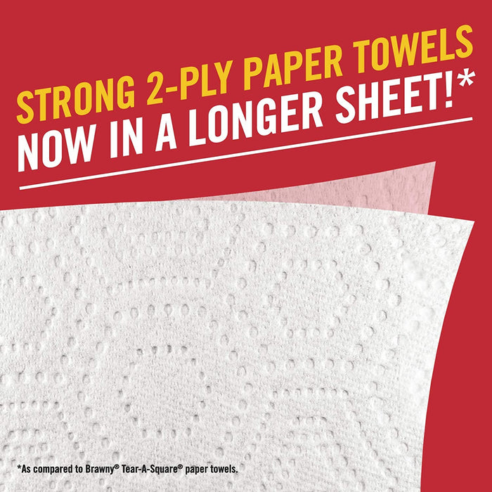 Brawny Paper Towels, 128 2-Ply Sheets , 8 ct