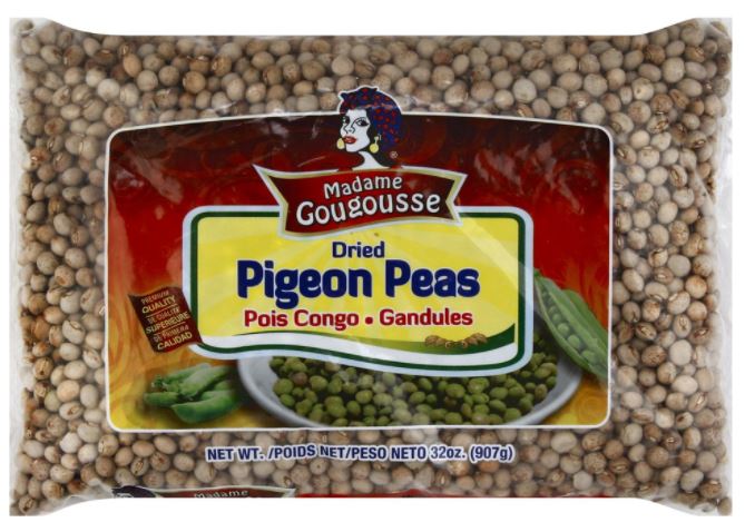 Madame Gougousse Dried Pigeon Peas , 32 oz