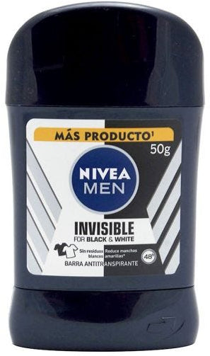 Nivea Men Invisible For Black & White Deodorant, 50 g