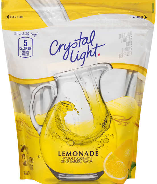 Crystal Light Drink Mix Lemonade, 16 ct