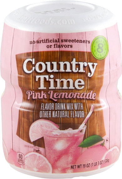 Country Time Pink Lemonade Drink Mix, 538 gr