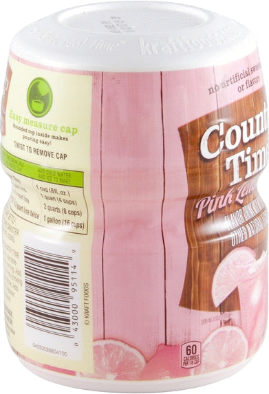 Country Time Pink Lemonade Drink Mix, 538 gr