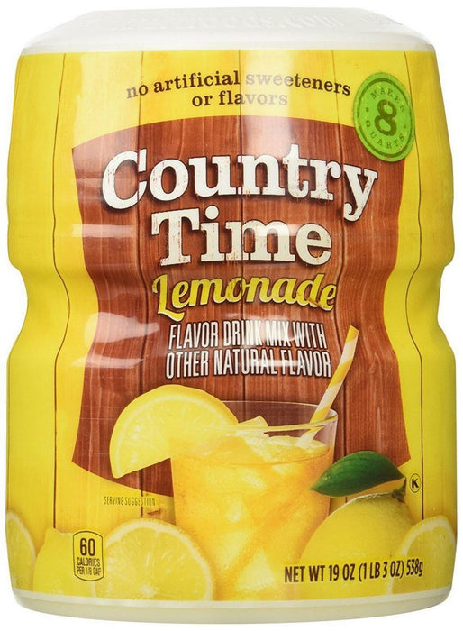 Country Time Lemonade Flavor Drink Mix, 538 gr