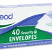 Mead Security Envelopes, White, 40 ct