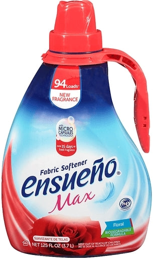 Ensueno Max Fabric Softener, Floral, 3.7 L