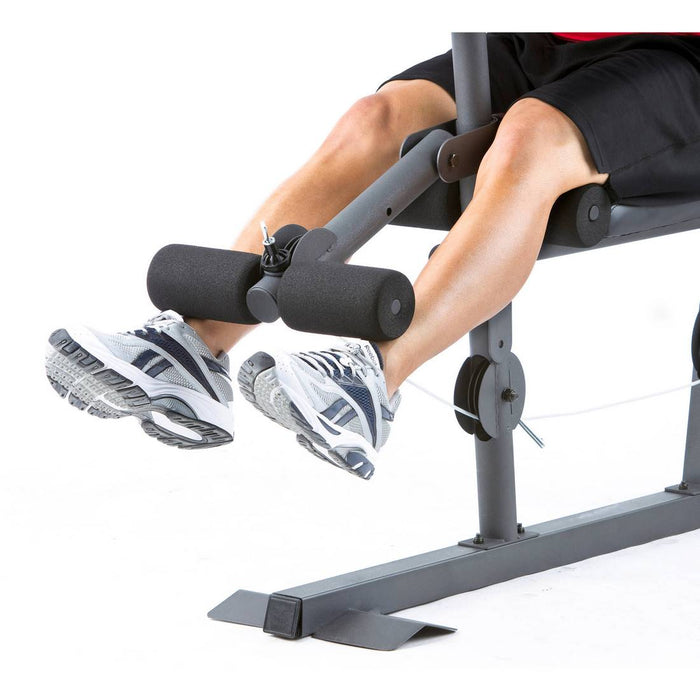 Weider 2980 Home Gym with 214 Lbs of Resistance, —