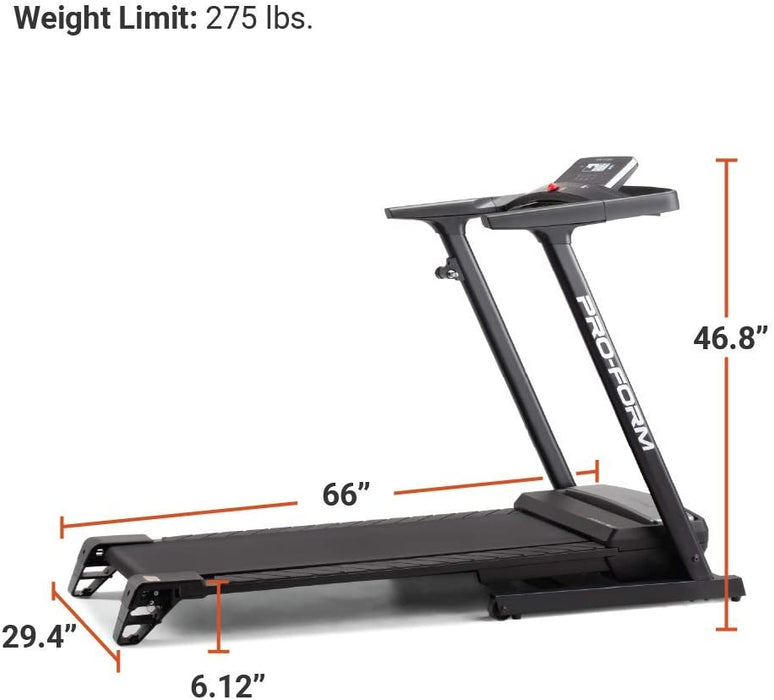 ProForm Cadence WLT Folding Treadmill With Flexible Reflex Deck, 1 pc