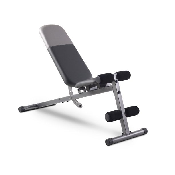 Weider XR 5.9 Adjustable Workout Bench With 4-Roll Leg Lockdown, 1 pc