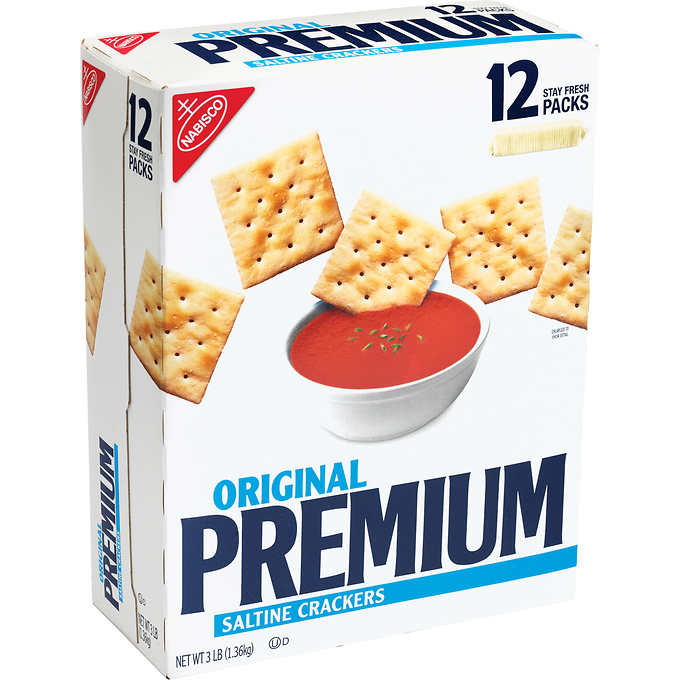 Nabisco Premium Saltine Crackers , 3 lbs