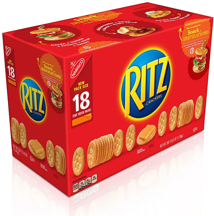 Nabisco Ritz Crackers, Value Pack, 61.65 oz