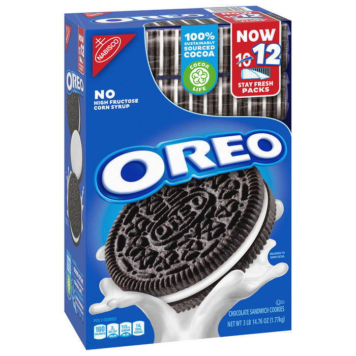 Nabisco Oreo 12 Packs, 62.7 oz