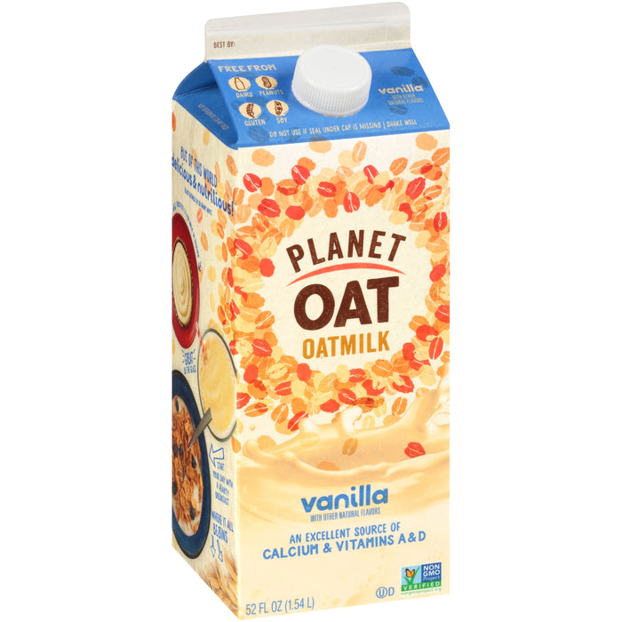 Planet Oat Vanilla Oatmilk , 52 oz