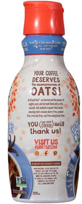 Planet Oat French Vanilla Coffee Creamer , 32 oz