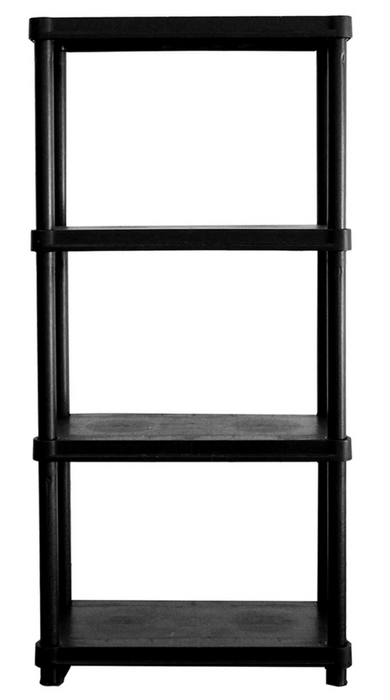 Organize-It 4-Tier 12" x 24" Resin Shelving System , 1 pc