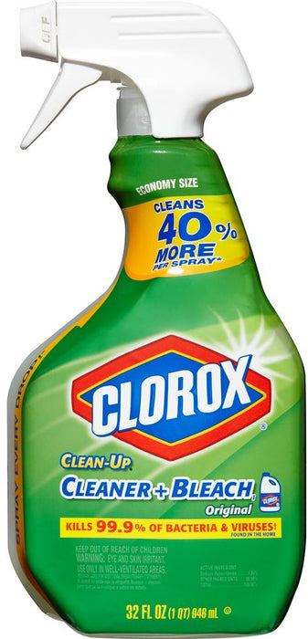Clorox Clean-Up Cleaner + Bleach Spray, Original , 32 oz