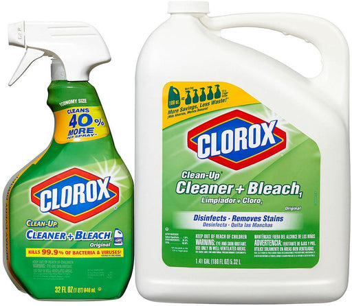 Clorox Clean Up Bleach Cleaner Spray, with Refill Bottle, 212 oz