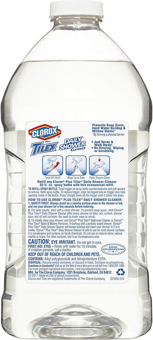 Clorox Tilex Daily Shower Cleaner Refill, 64 oz