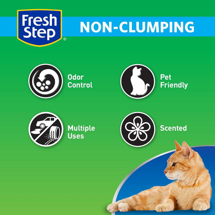 Fresh Step Non-Clumping Cat Litter With Febreze, 40 lbs