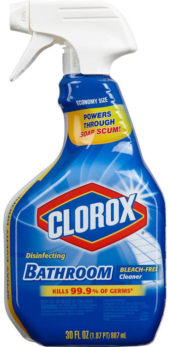 Clorox Disinfecting Bathroom Bleach-Free Cleaner, 30 oz