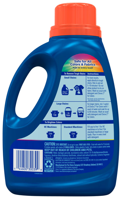 Clorox 2 For Colors Stain Remover & Color Brightener Liquid, 66 oz