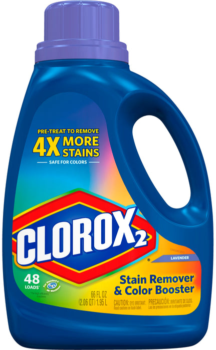 Clorox 2 Stain Remover & Color Booster, Lavender, 66 oz