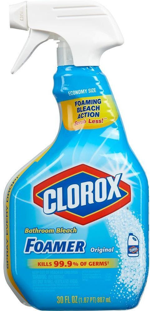 Clorox Bathroom Bleach Foamer, Original, 30 oz