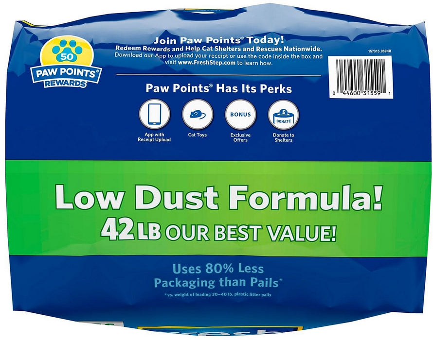 Fresh Step Total Control Clumping Cat Litter, 42 lbs