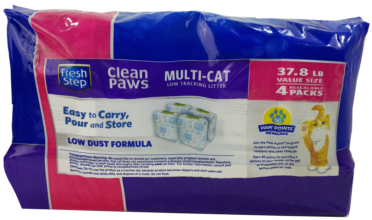 Fresh Step Clean Step Cat Litter, 37.8 lbs