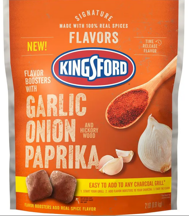 Kingsford Barbeque Flavor Boosters with Garlic Onion & Paprika, 2 lbs