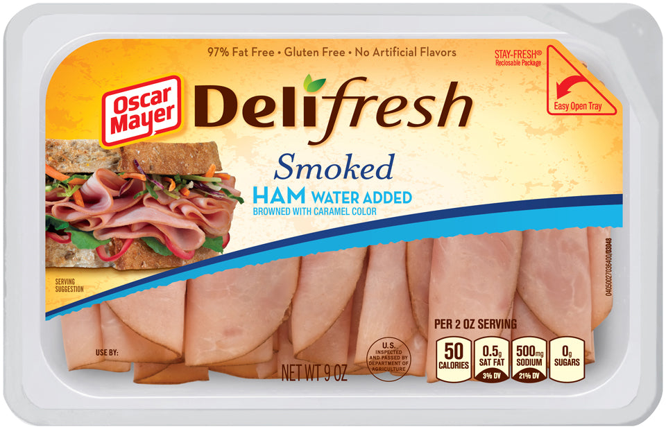 Oscar Mayer Deli Fresh Smoked Ham, 9 oz