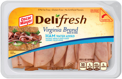 Oscar Mayer Deli Fresh Virginia Ham, 9 oz