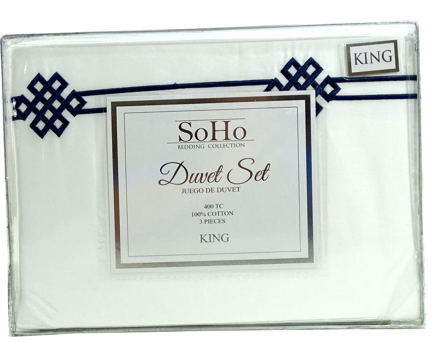 Soho 400-TC Duvet Covet Set, King