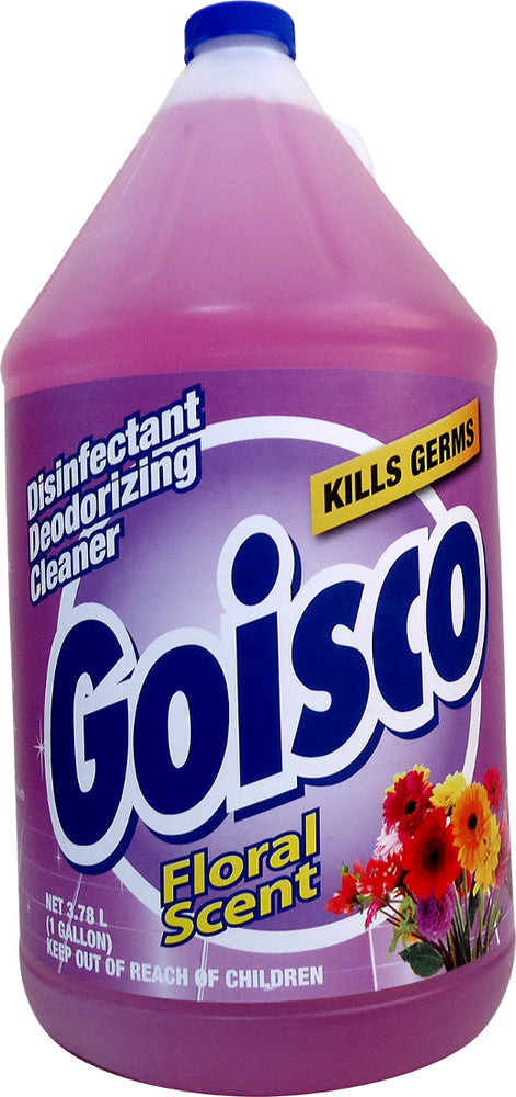 Goisco Disinfectant Deodorizing Cleaner, Floral Scent, 1 gal
