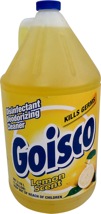 Goisco Disinfectant Deodorizing Cleaner, Lemon Scent, 1 gal