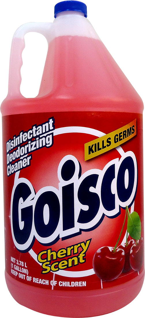 Goisco Disinfectant Deodorizing Cleaner, Cherry Scent, 1 gal