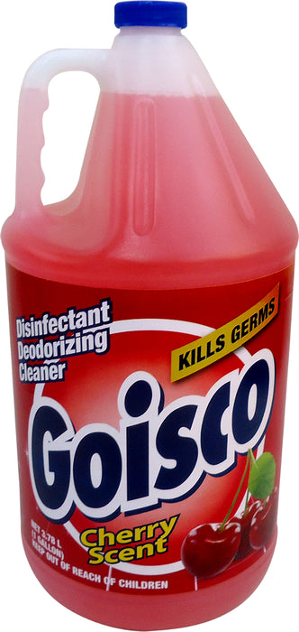Goisco Disinfectant Deodorizing Cleaner, Cherry Scent, 1 gal