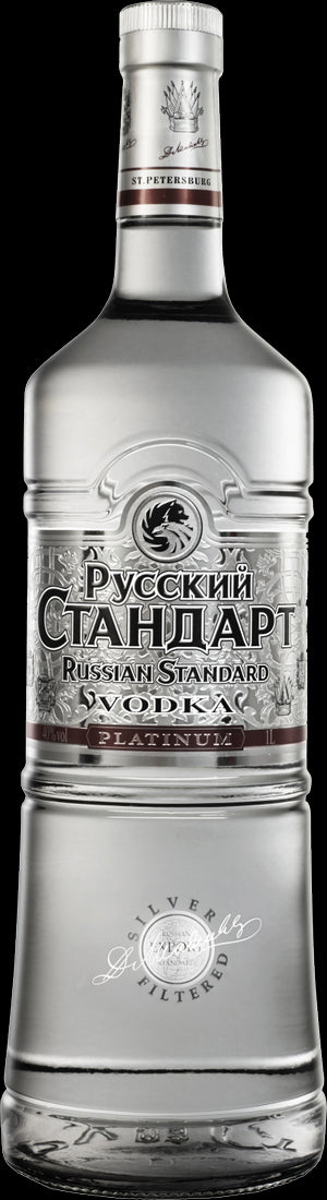 Pyccknn Ctahoapt Russian Standard Vodka, Platinum, 40% Vol., 1 L