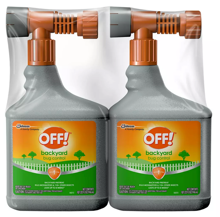 OFF! Backyard Bug Control I Concentrate, 2-Pack, 2 x 32 oz